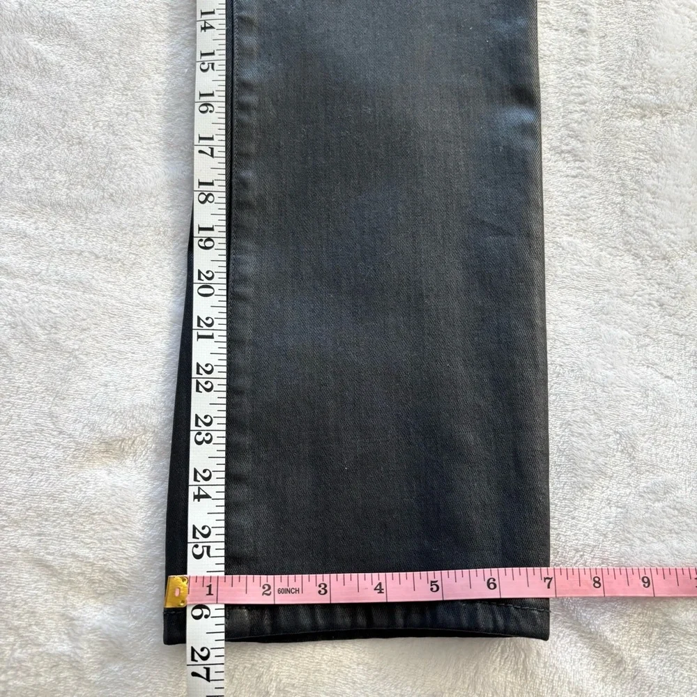 DL1961 Patti Straight High Rise Vintage Ankle Black Coated Vintage Jeans--27 - Picture 16 of 16